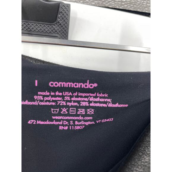 Commando Leggings Womens Large Faux Suede Ankle Black High Rise Stretch NWT - Picture 5 of 8